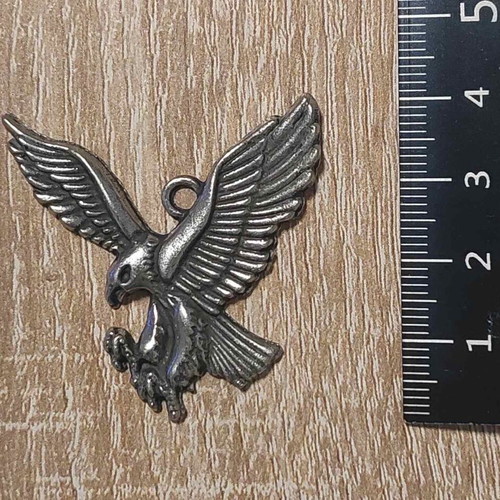 Eagle metal pendants new, lot of 20 pieces, 4 cm