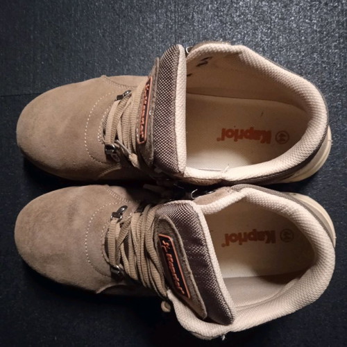 Kapriol work shoes 44 like new, leather and suede, beige