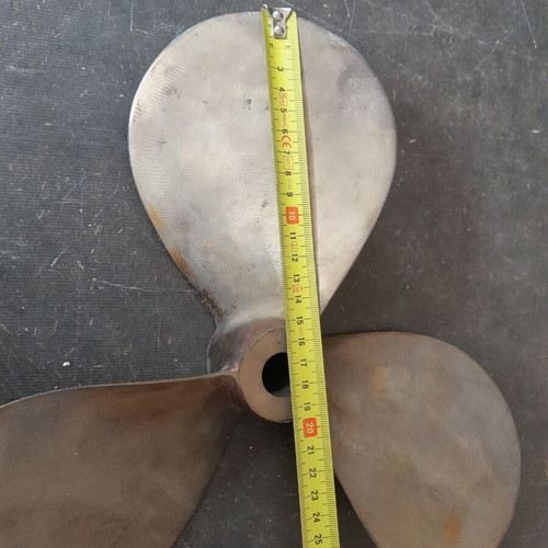 Bronze propeller used for shaft boat 17.5 cm radius