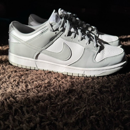 Nike Dunk Low Retro men's shoes size 45 white light smoke grey