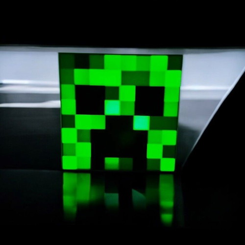 Minecraft Creeper Pixel Glow lamp new