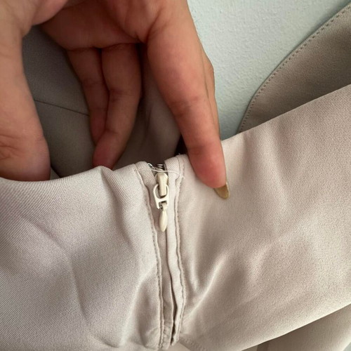 H&M strapless top, beige
