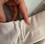 H&M strapless top, beige