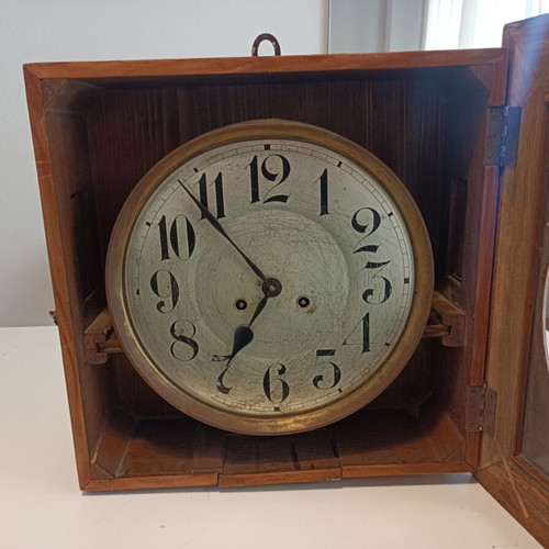 Wall clock vintage used, working condition
