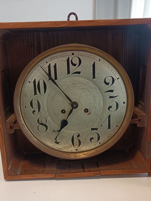 Wall clock vintage used, working condition