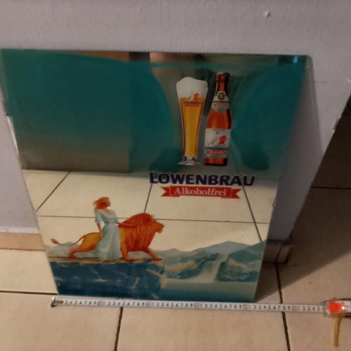 Lowenbrau Brewery Promotional Mirror 1980 Like New