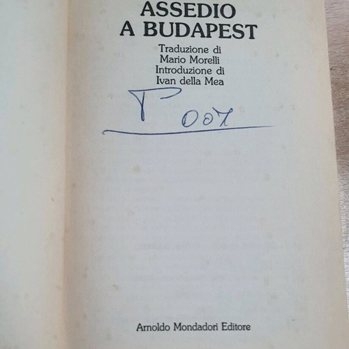 S.A.S - Assedio a Budapest book used, Italian
