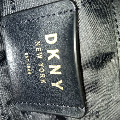 DKNY shoulder bag new, black leather with dust bag