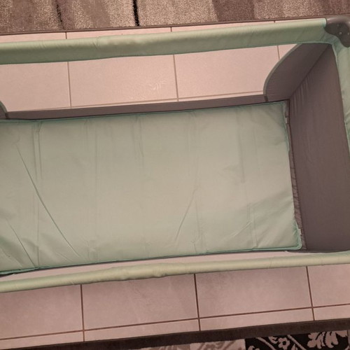 Playpen used, dimensions 125 cm x 65 cm
