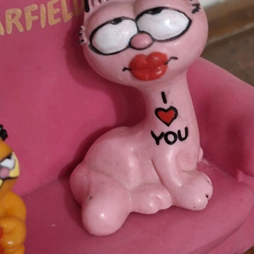Vintage Garfield & Arlene on Couch PVC figure used