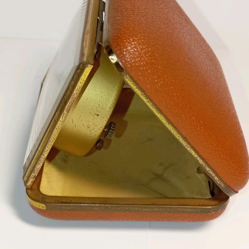 Vintage travel clock used, mechanical, analog