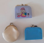 Children's Wallets from the 80s new, set of three