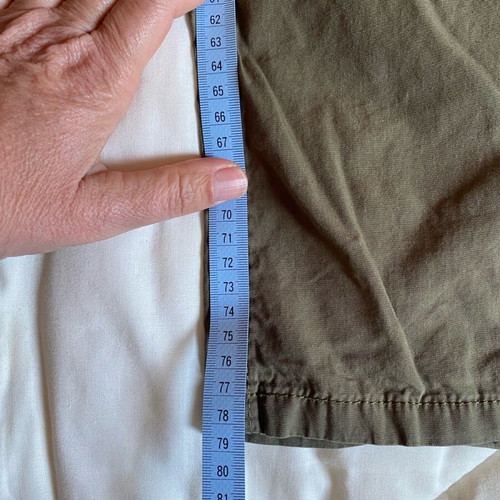 Bershka cargo pants high waist L green like new