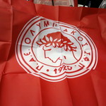 Olympiakos flag new, size 75x50