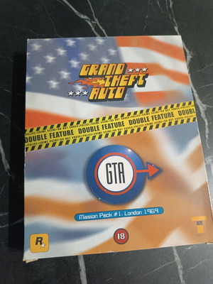 Grand Theft Auto PC μεταχειρισμένο, με διπλό CD και αφίσα