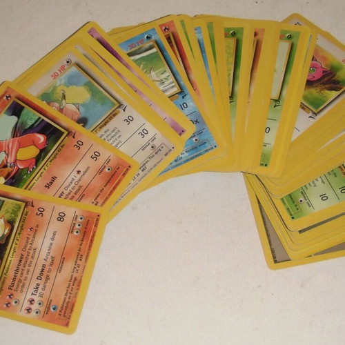 Pokemon cards used, pack of 65 from Base Set 2