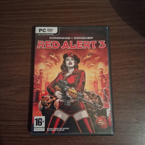 Command & Conquer Red Alert 3 PC game used, DVD-ROM