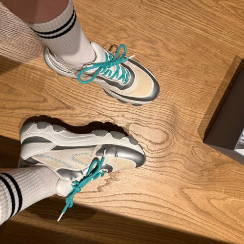 Hogan Hyperactive sneakers like new, white and turquoise, size 41