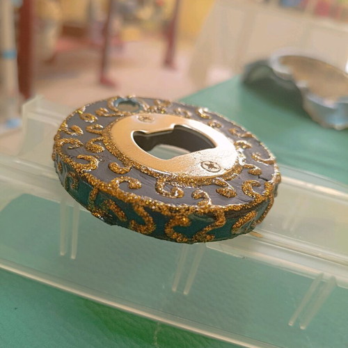 Handmade bottle opener new made of clay