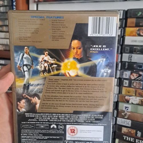 Tomb Raider The Cradle of Life DVD used, English and Bulgarian subtitles
