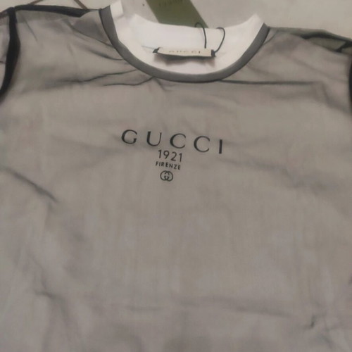T-Shirt 1921 Firenze Gucci medium, like new, white and grey