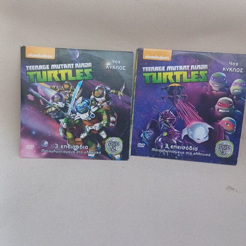 Teenage Mutant Ninja Turtles DVD set like new, 2 discs with 3 episodes each