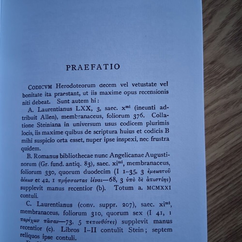 Herodoti Historiae Volumes 1 & 2, Oxford Classical Texts
