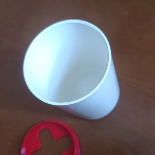 Plastic toothbrush holder cup
