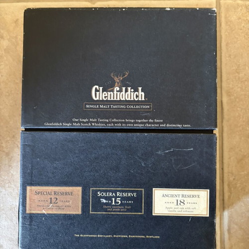 Glenfiddich συλλεκτικό σετ 3x200ml και 6x50ml μπουκάλια, σύνολο 9