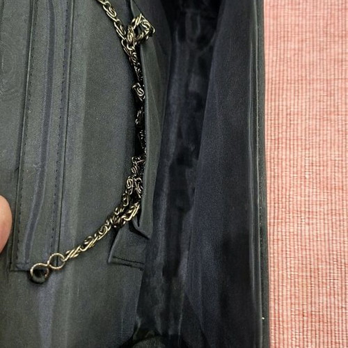 Women's crossbody bag used, black 23x14