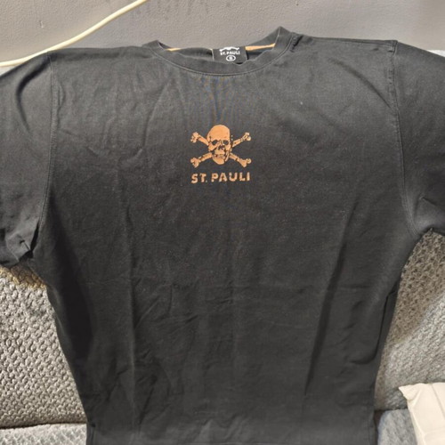 St. Pauli shirt used, black, size S