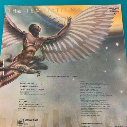 The Temptations Wings of Love LP used