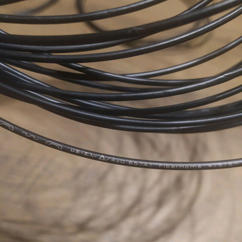 Optical fiber cables new without terminals, 4 fibers, 10m+2m+2m+5m