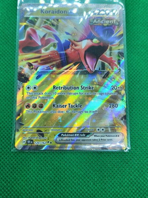 Holo Koraidon ex-120/162 Double Rare Temporal Forces Pokemon TCG new