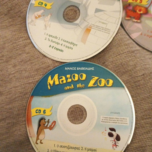 Mazoo and the Zoo kids CD and DVD like new, 6 CDs & 1 DVD