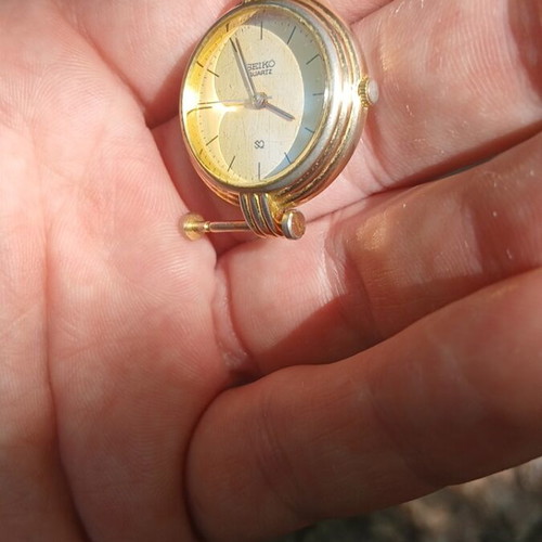 Seiko Quartz Watch gold plated, like new