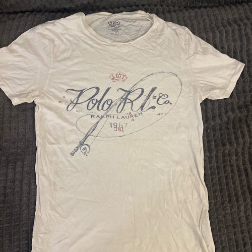Polo short sleeve white Small like new
