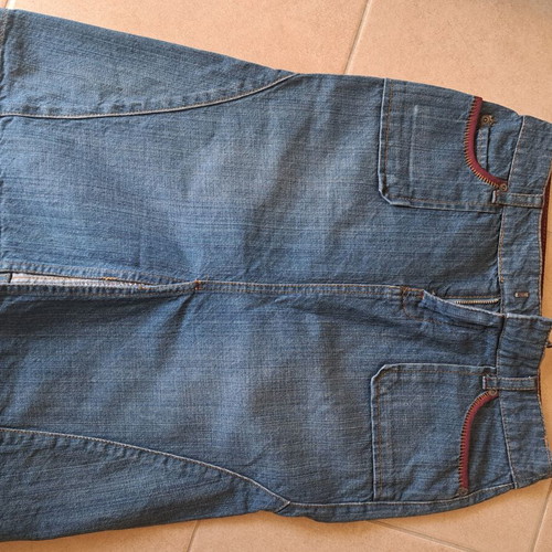 MNG Jeans denim skirt size 36 S like new, blue