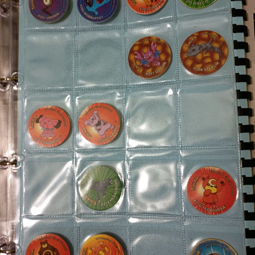 Pokémon tags used, pack of 182 single pieces