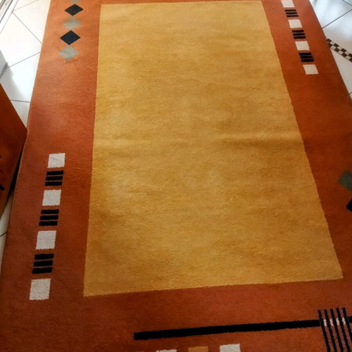 Wool rug like new 225×150 cm with beautiful patterns