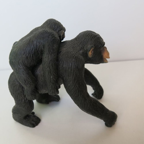 AAA Chimpanzee with baby figure like new