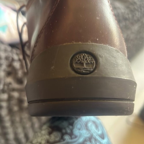 Μποτάκια Timberland δερμάτινα σαν καινούργια, καφέ, νούμερο 38