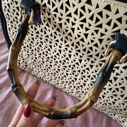 Pauls Boutique shoulder bag used, beige and blue