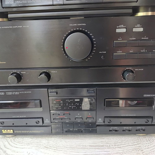 Kenwood AX-43 Stereo System with DP-730 CD Player and RC-M43 Remote