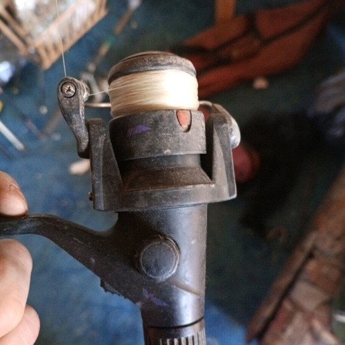 Fishing rod retro used for sport fishing