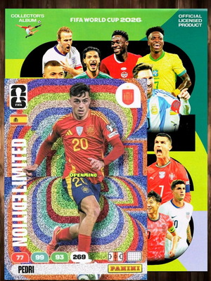 Κάρτα Pedri limited FIFA World Cup 2026 Adrenalyn XL Ισπανία καινούργια