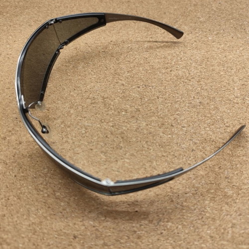 Salvatore Ferragamo Eyewear vintage futuristic wraparound like new full set