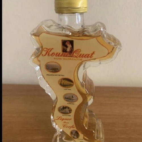 Koum Quat liqueur from Corfu 100 ml new