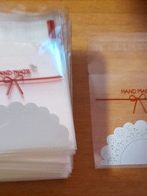 Μικρά διαφανή σακουλάκια δώρου, πακέτο 95, 7 Χ 10 εκ.