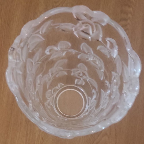 Vase with embossed designs used